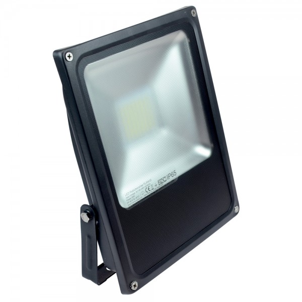 LED-Flutlichtstrahler AC 3200 Lumen 120° kaltweiss 35W flache Bauweise, Blendschutz Green-Power-LED